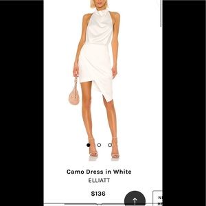 Elliatt camo dress in white!